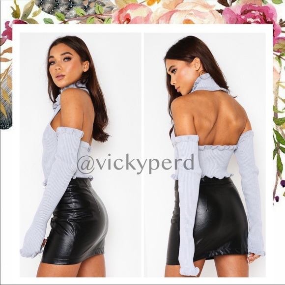 Knitted Choker Top - Picture 2 of 7